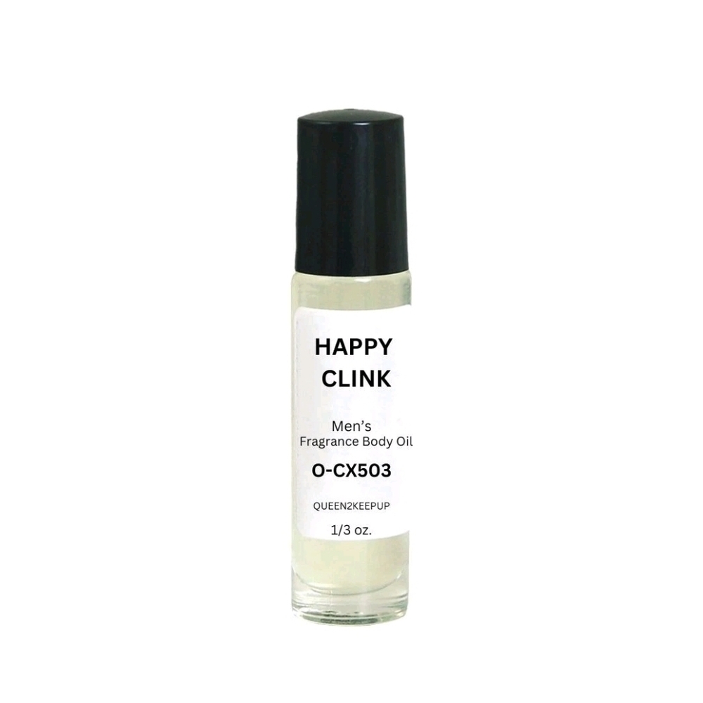 Happy Clink (Men) Body Oil 10 ml Fragrance Pure Uncut 1/3 oz Roll-On Scent